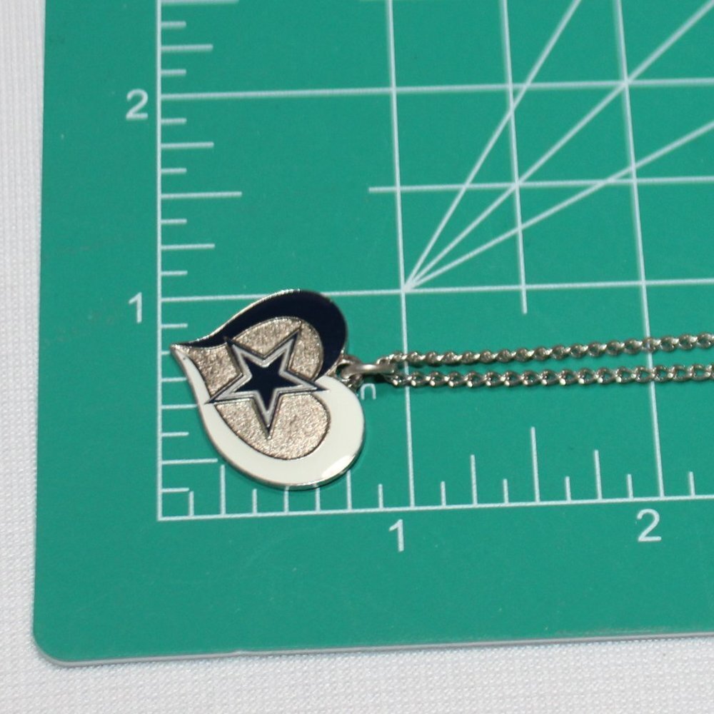 Dallas Cowboy Necklace and Earring Set - Picture 6 of 9